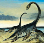  1996, Josef Moravec   ---    Plesiosaurus brachypterygius (Ausschnitt)