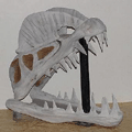 Voß: Dilophosaurus-Schädel